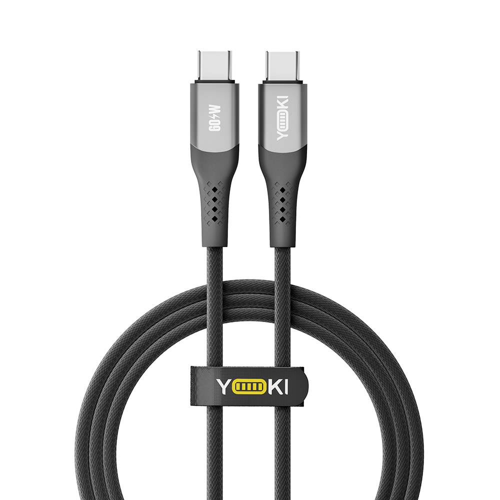 Купить USB YOKI SOLID YK-SO15 TYPE-C TO TYPE-C 60W 1.2M_1