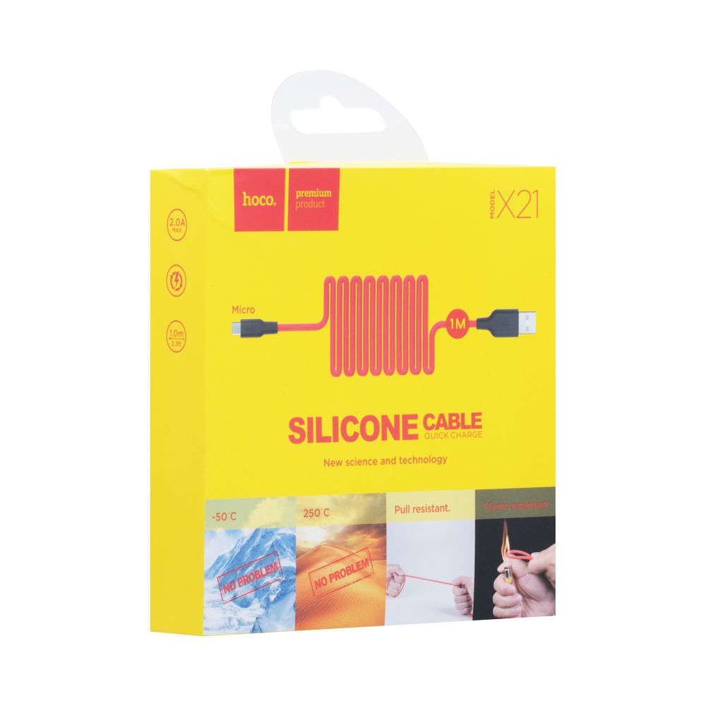 Купить USB HOCO X21 SILICONE MICRO_1