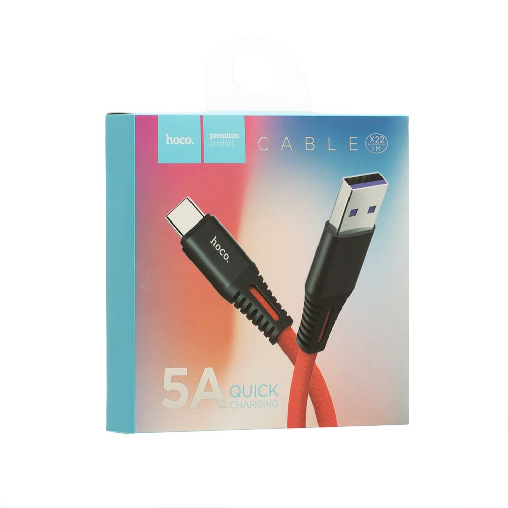 Купить USB HOCO X22 QUICK CHARGE TYPE-C 5A_1