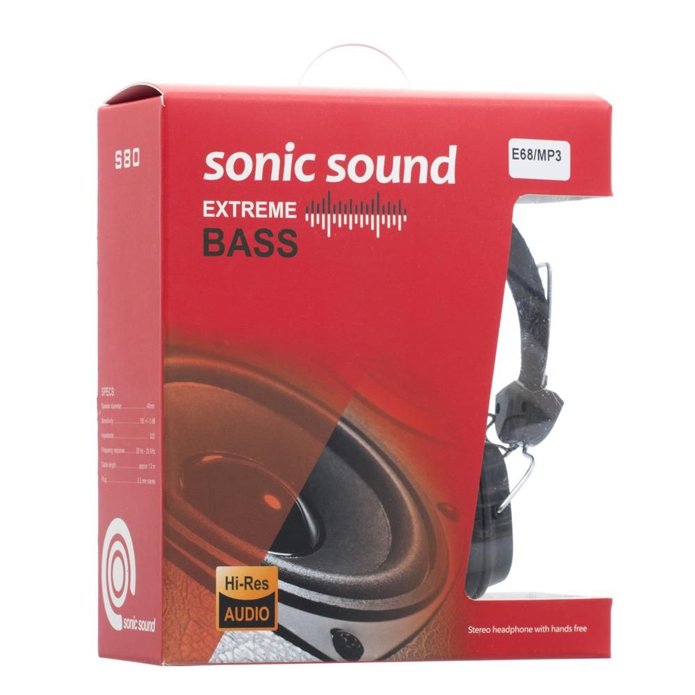 Купить НАУШНИКИ SONIC SOUND E68/MP3 AA
