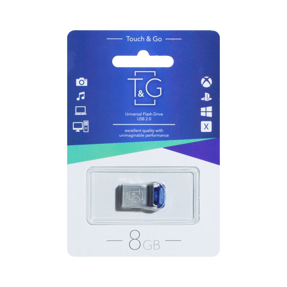Купить USB FLASH DRIVE T&G 8GB METAL 108