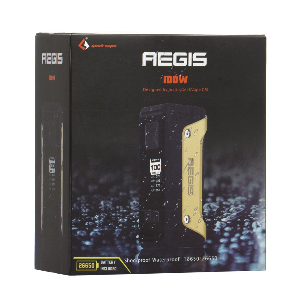 Купить БОКС МОД GEEK VAPE AEGIS 100W + БАТАРЕЯ