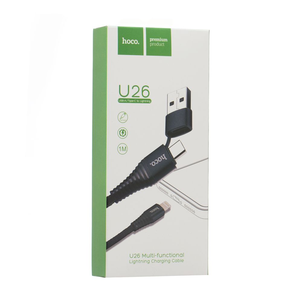 Купить USB HOCO U26 MULTI-FUNCTIONAL LIGHTNING CABLE