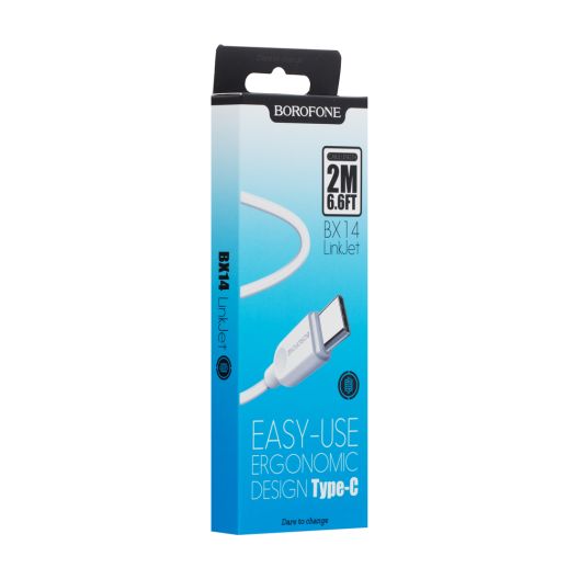Купити КАБЕЛЬ USB BOROFONE BX14 TYPE-C 2M