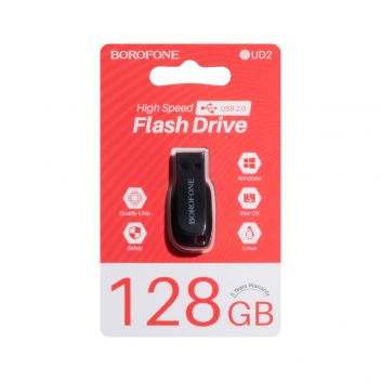 Купить USB FLASH DRIVE BOROFONE BUD2 USB 2.0 128GB