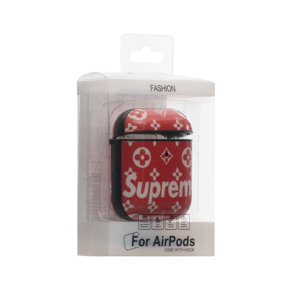 Купить ФУТЛЯР ДЛЯ НАУШНИКОВ AIRPODS 1/2 GLOSSY BRAND_13