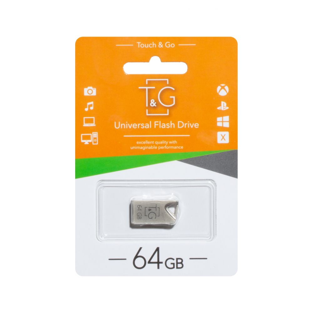 Купить USB FLASH DRIVE T&G 64GB METAL 109