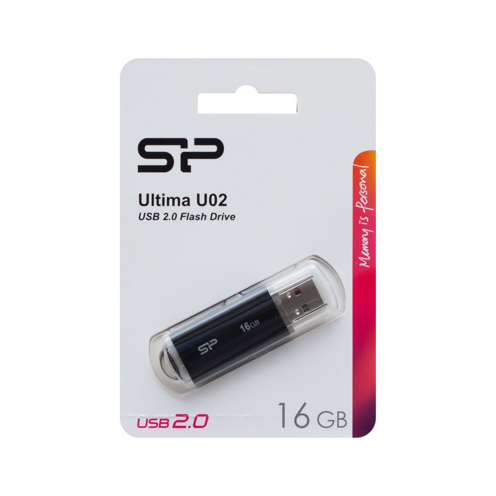 Купить USB FLASH DRIVE SILICON POWER 16GB ULTIMA U02