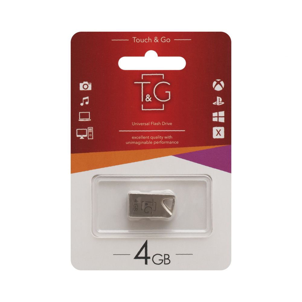 Купить USB FLASH DRIVE T&G 4GB METAL 109