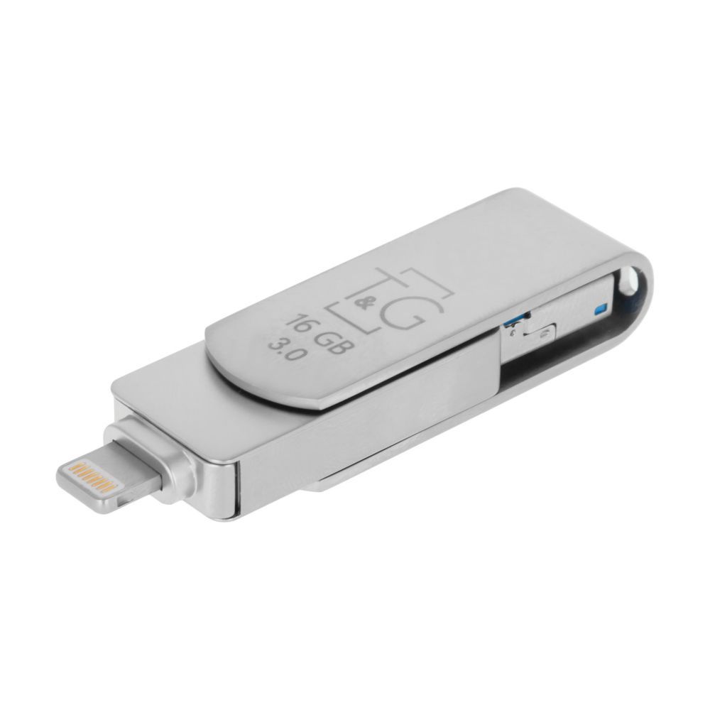 Купить USB OTG T&G 3&1 LIGHTNING&ANDROID 16GB METAL 007_2