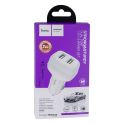 Купить АВТО ЗАРЯДНОЕ УСТРОЙСТВО HOCO Z36 LIGHTNING 2USB