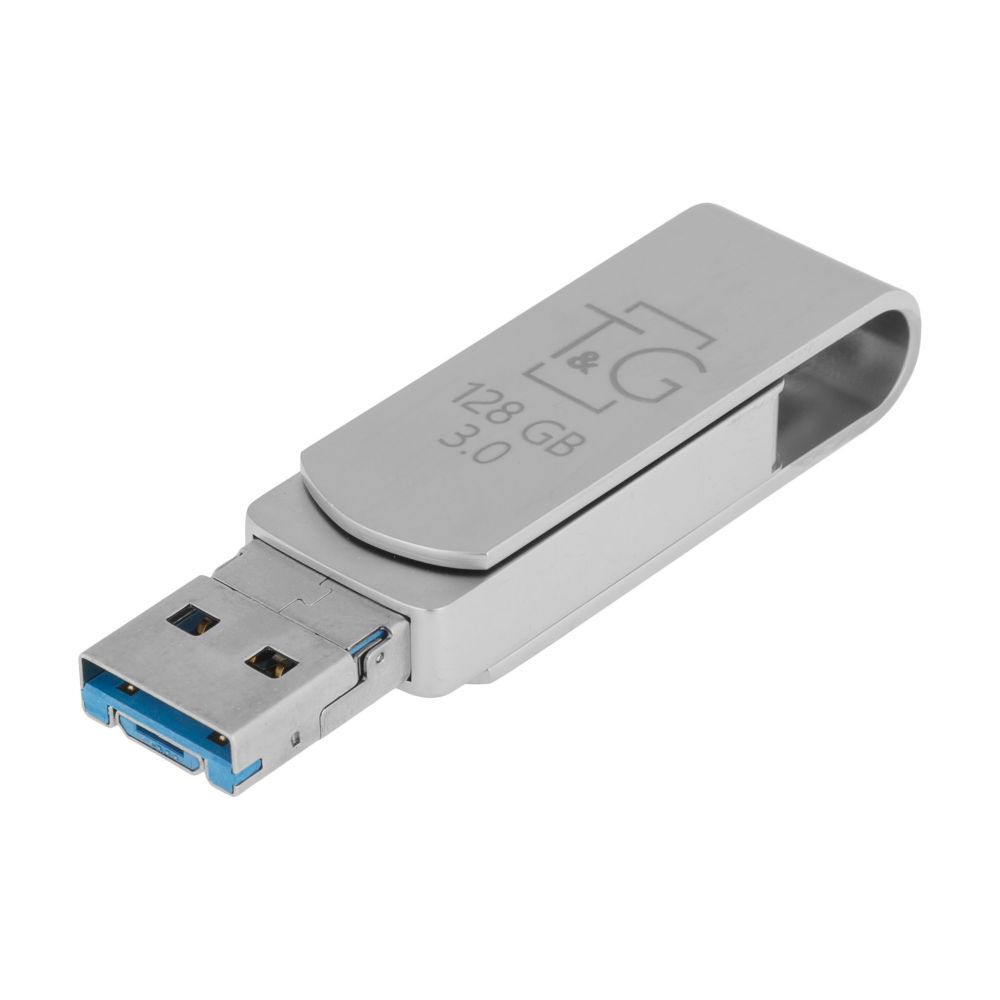 Купить USB OTG T&G 3&1 LIGHTNING & ANDROID 128GB METAL 007_1