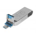 Купить USB OTG T&G 3&1 LIGHTNING & ANDROID 128GB METAL 007_2