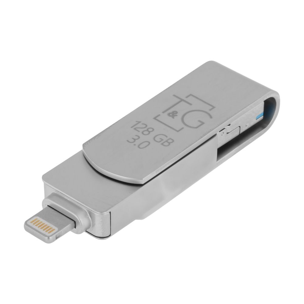 Купить USB OTG T&G 3&1 LIGHTNING & ANDROID 128GB METAL 007_3