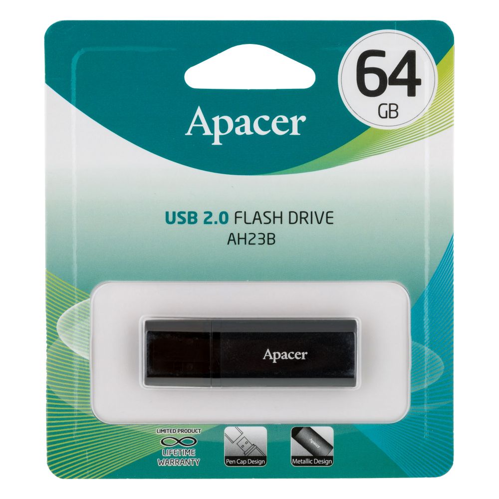 Купить USB FLASH DRIVE APACER AH23B 64GB