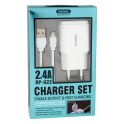 Купить СЕТЕВОЕ ЗАРЯДНОЕ УСТРОЙСТВО REMAX RP-U22 2USB 2.4A MICRO