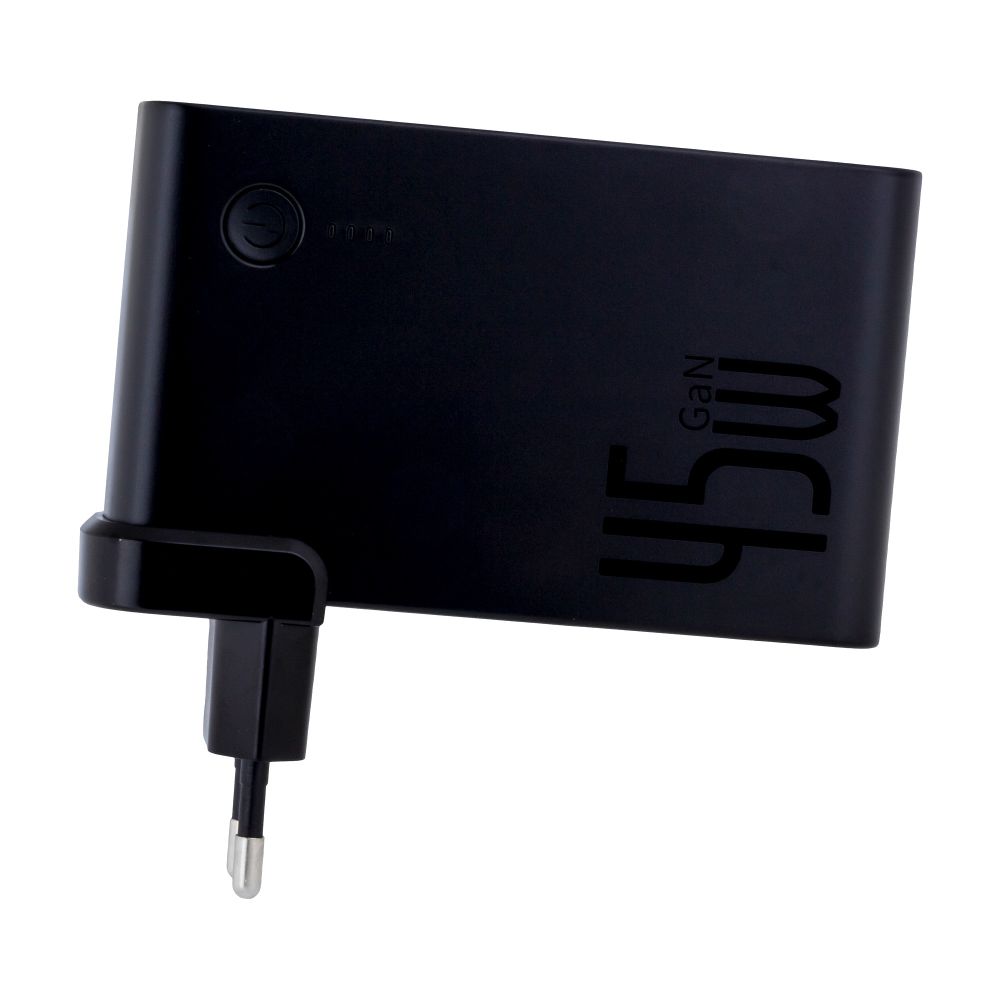 Сетевое Зарядное Устройство Baseus PD 45W + Power bank 10000mAh PPNLD-F (Чёрный, 01)