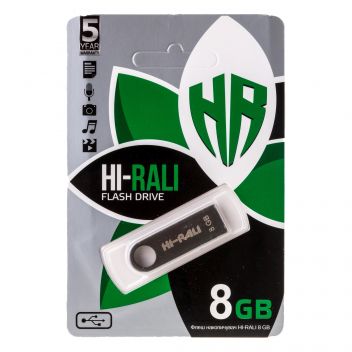 Купить USB FLASH DRIVE HI-RALI SHUTTLE 8GB