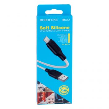 Купить USB BOROFONE BX42 SILICONE MICRO