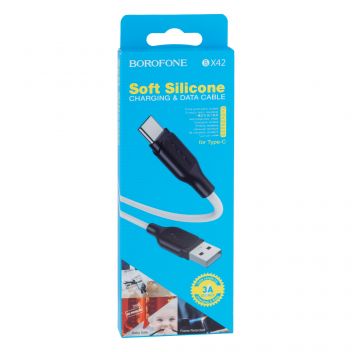 Купить USB BOROFONE BX42 SILICONE TYPE-C
