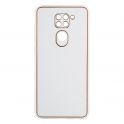Купить ЧЕХОЛ LEATHER GOLD WITH FRAME WITHOUT LOGO ДЛЯ XIAOMI REDMI NOTE 9_5