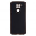 Купить ЧЕХОЛ LEATHER GOLD WITH FRAME WITHOUT LOGO ДЛЯ XIAOMI REDMI NOTE 9_1