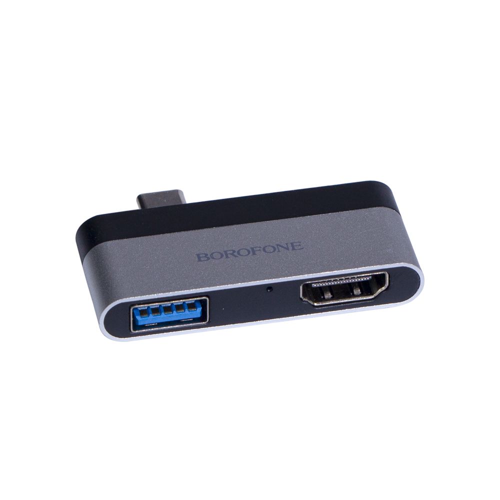 Купить ПЕРЕХОДНИК BOROFONE DH2 TYPE-C TO HDMI+USB3.0 ADAPTER_1