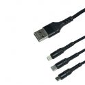 Купить USB REMAX RC-186 3-IN-1 2.1A_1
