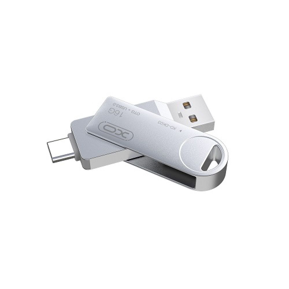 Купить USB FLASH DRIVE XO DK03 USB3.0+TYPE C 64GB