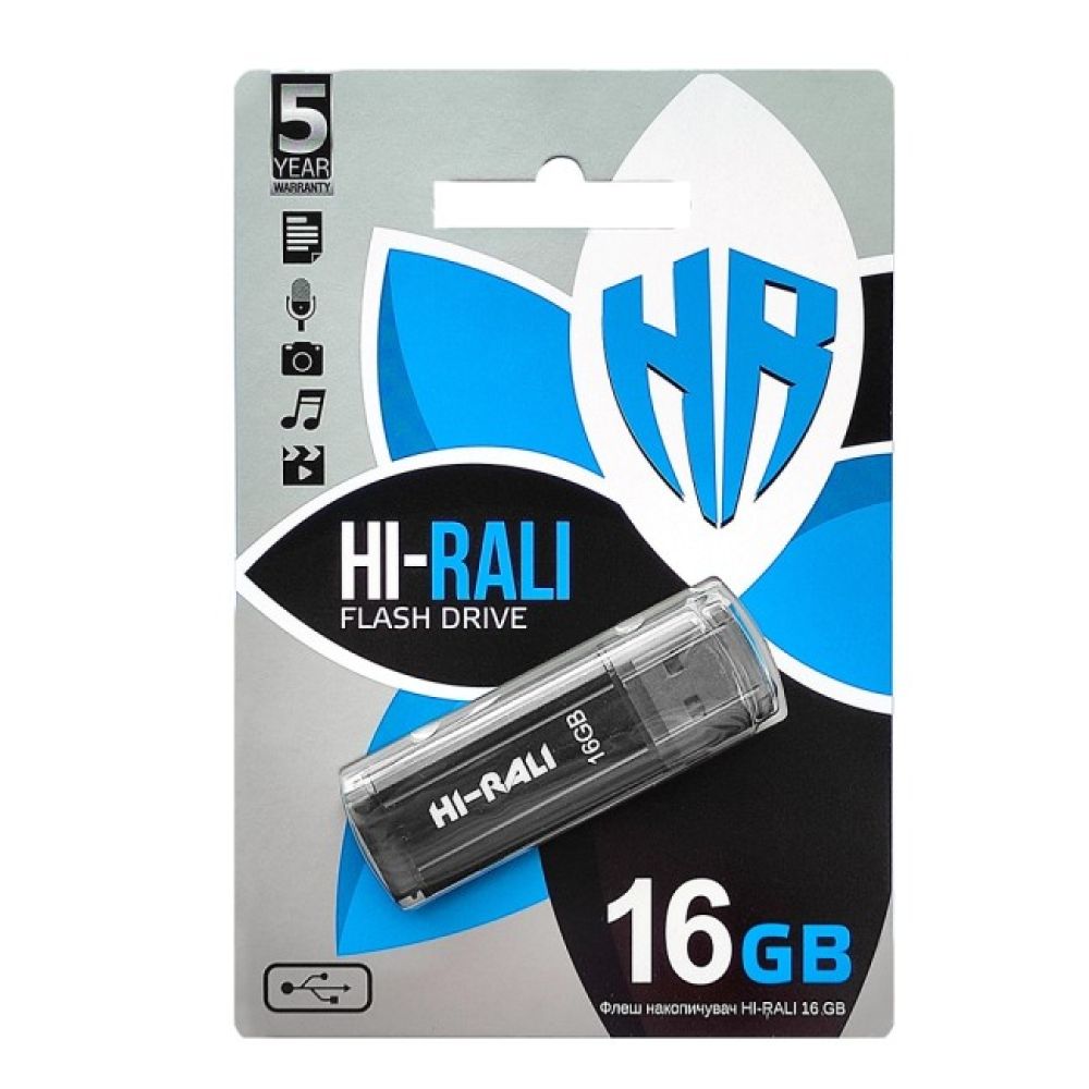 Купить USB FLASH DRIVE HI-RALI STARK 16GB_1