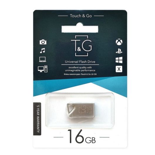 Купить USB FLASH DRIVE T&G 16GB METAL 109