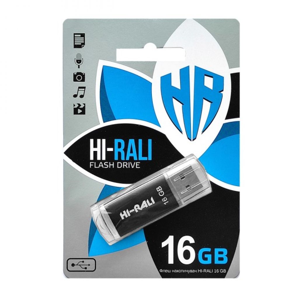 Купить USB FLASH DRIVE HI-RALI ROCKET 16GB_1