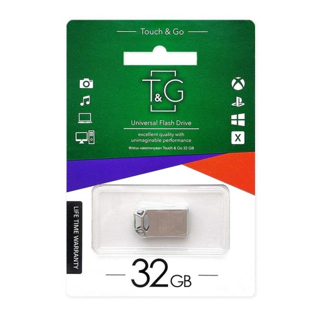 Купить USB FLASH DRIVE T&G 32GB METAL 110
