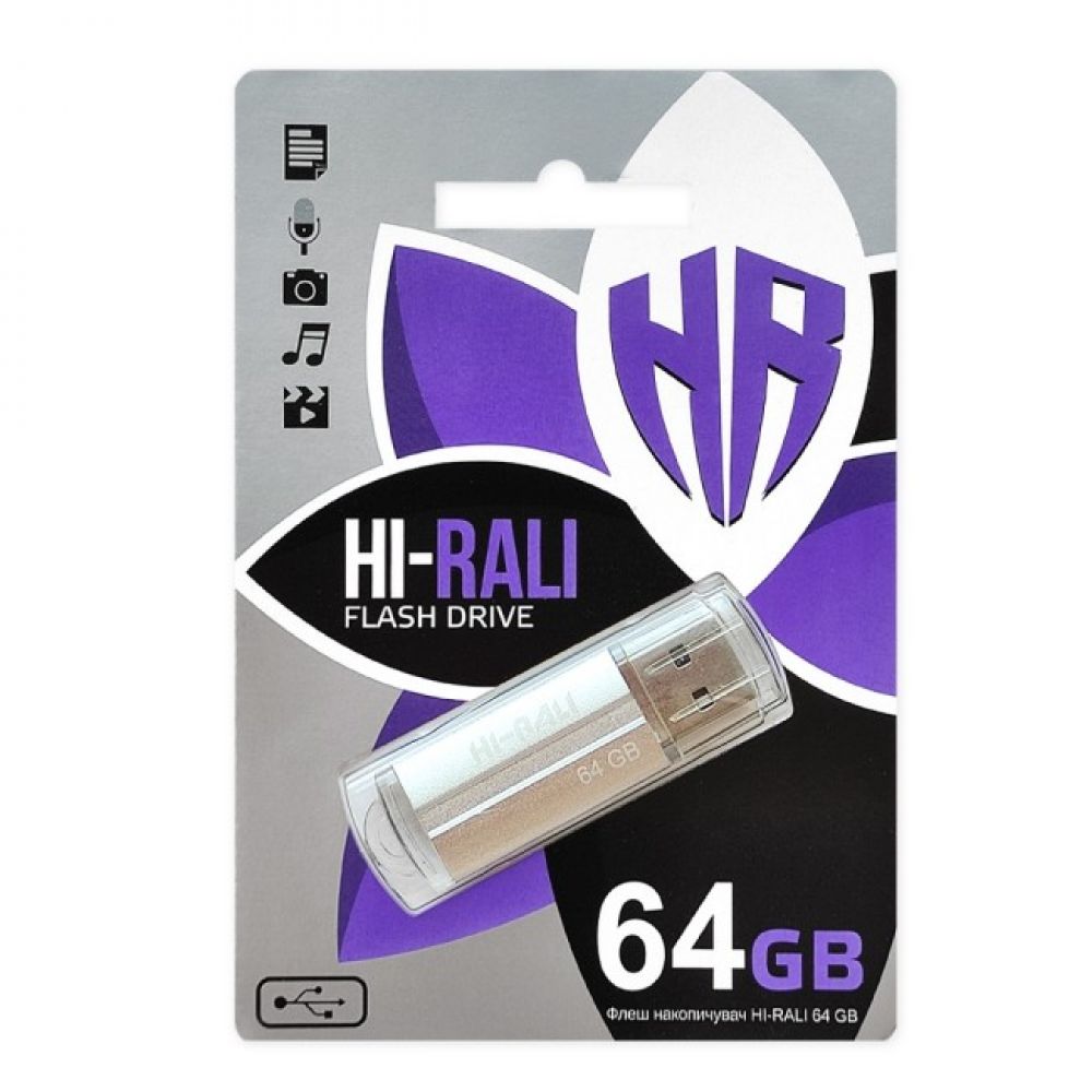 Купить USB FLASH DRIVE HI-RALI CORSAIR 64GB_1