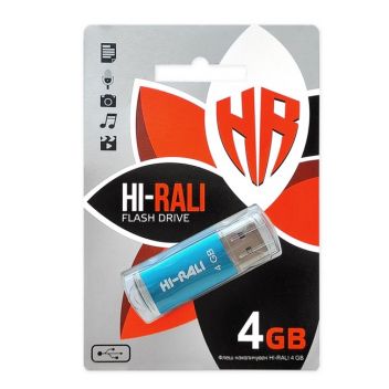 Купить USB FLASH DRIVE HI-RALI ROCKET 4GB