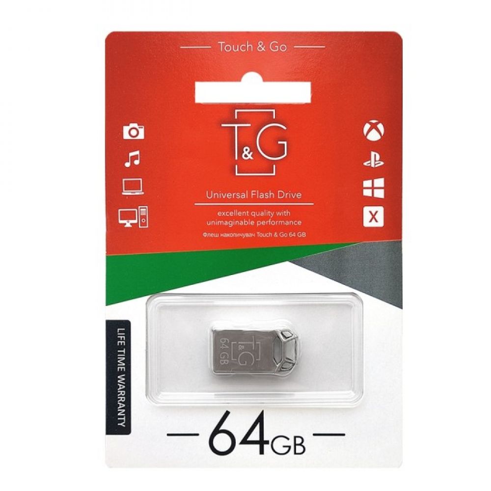 Купить USB FLASH DRIVE T&G 64GB METAL 110