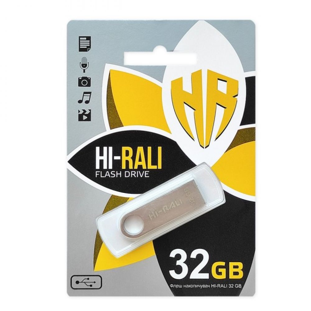 Купить USB FLASH DRIVE HI-RALI SHUTTLE 32GB