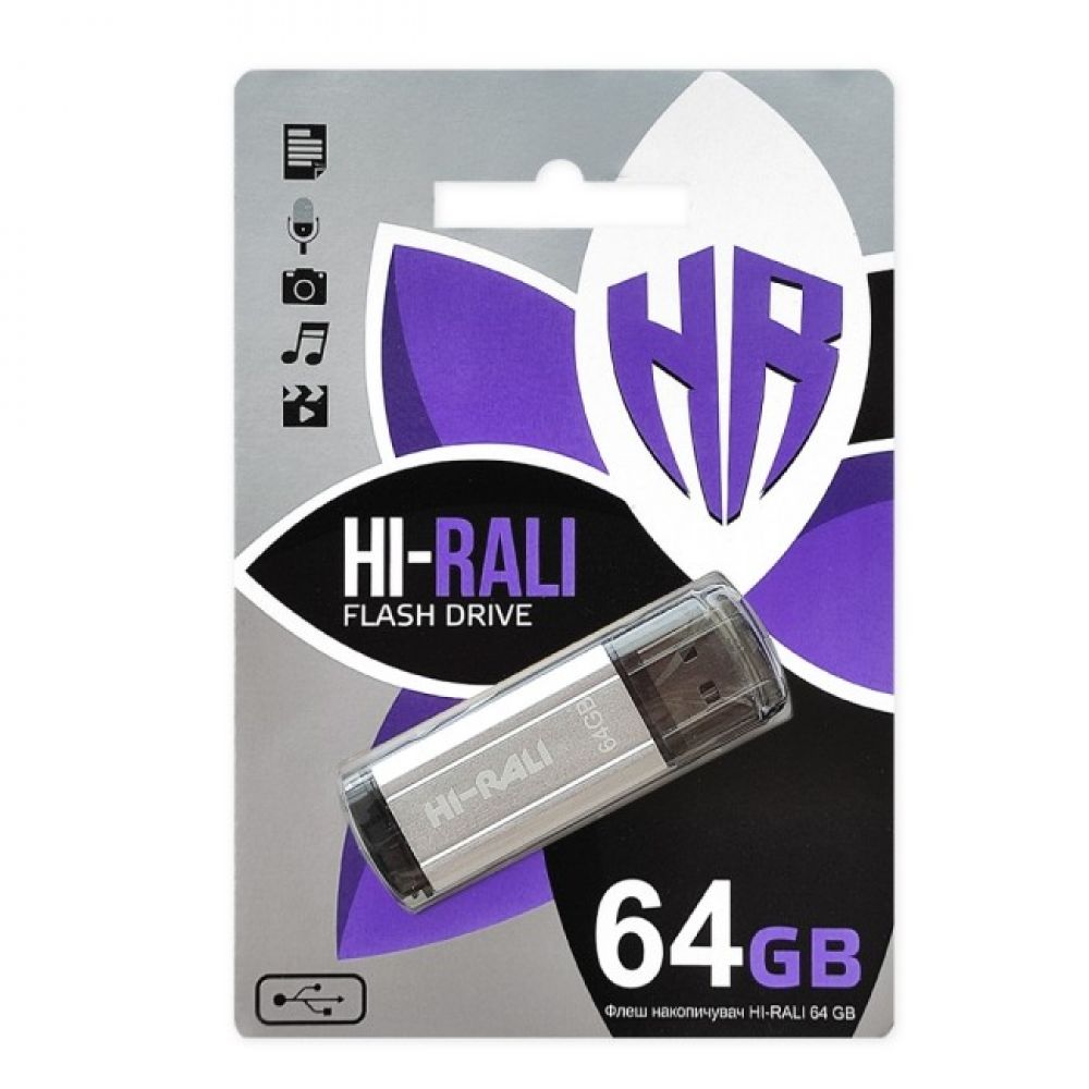 Купить USB FLASH DRIVE HI-RALI STARK 64GB_2
