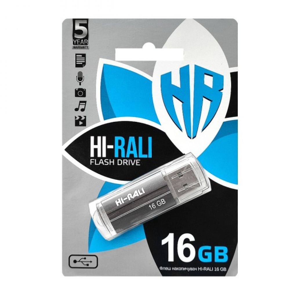 Купить USB FLASH DRIVE HI-RALI CORSAIR 16GB_1