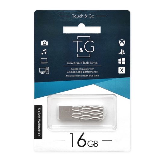 Купить USB FLASH DRIVE T&G 16GB METAL 103