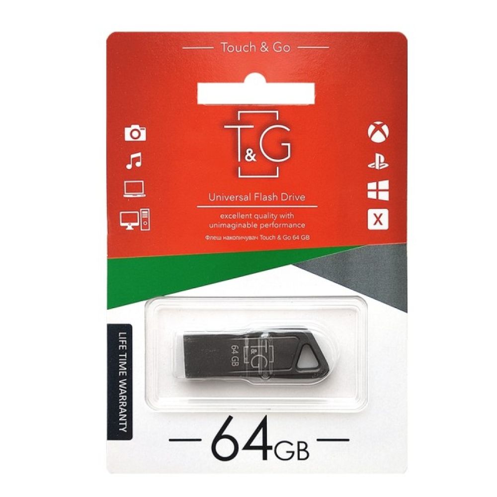 Купить USB FLASH DRIVE T&G 64GB METAL 114