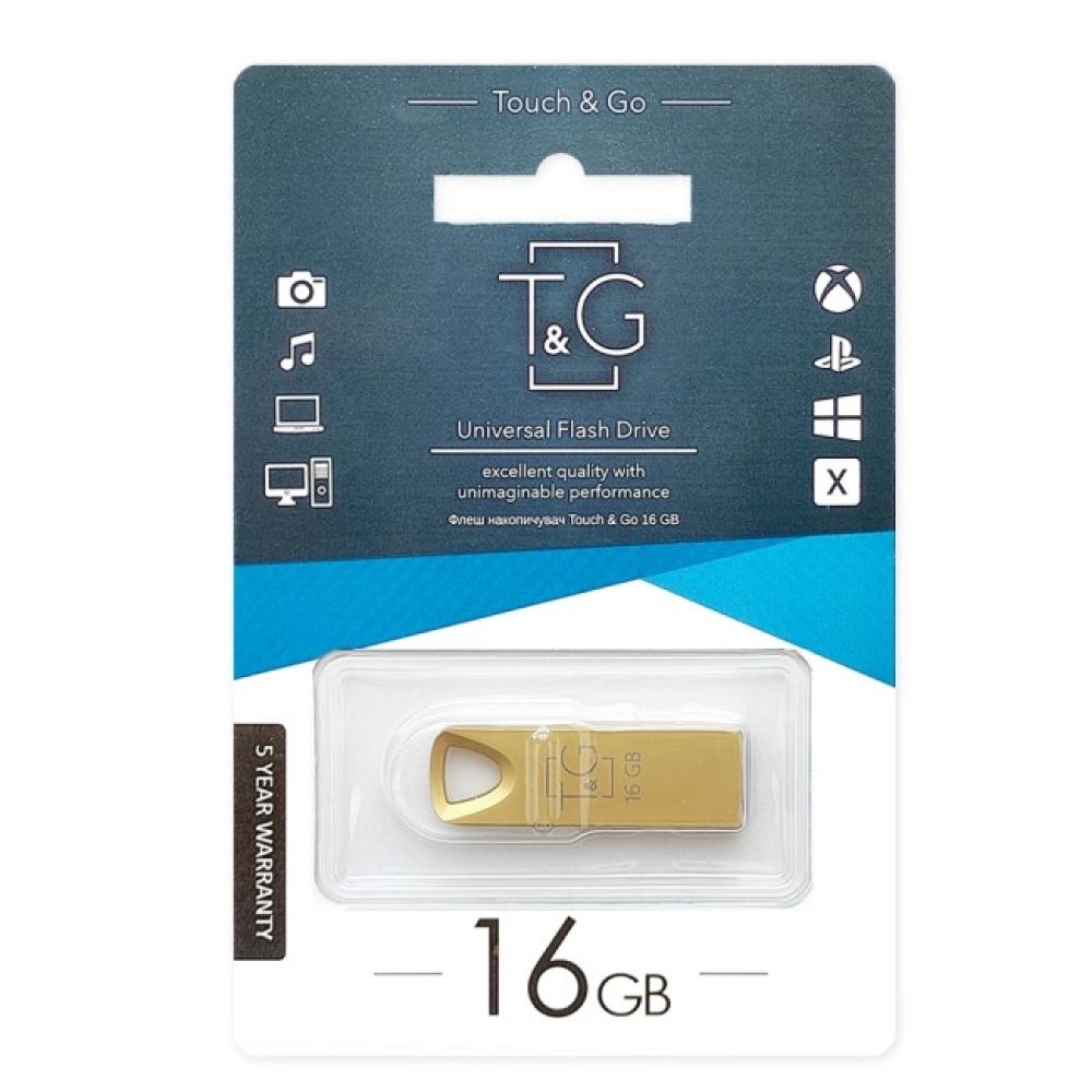 Купить USB FLASH DRIVE T&G 16GB METAL 117