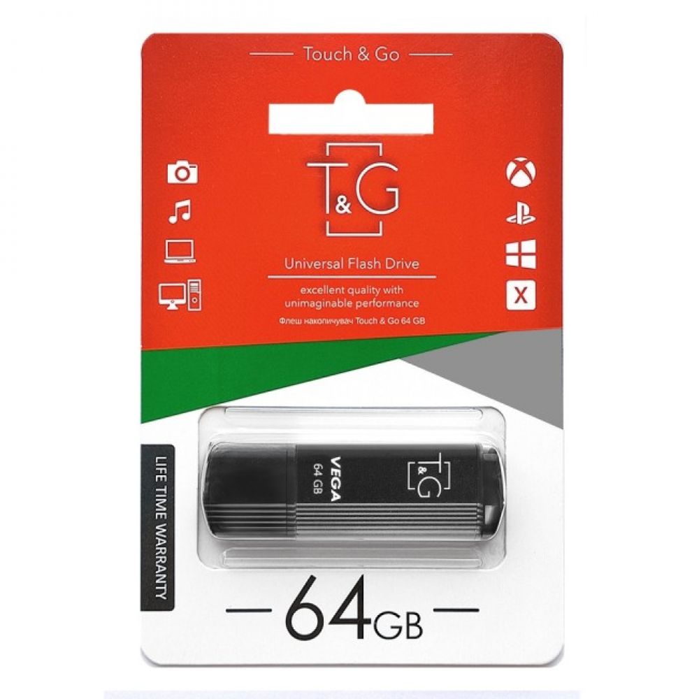 Купить USB FLASH DRIVE T&G 64GB VEGA 121_2
