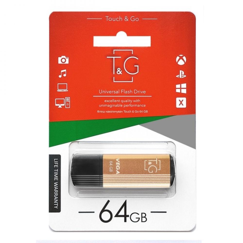 Купить USB FLASH DRIVE T&G 64GB VEGA 121