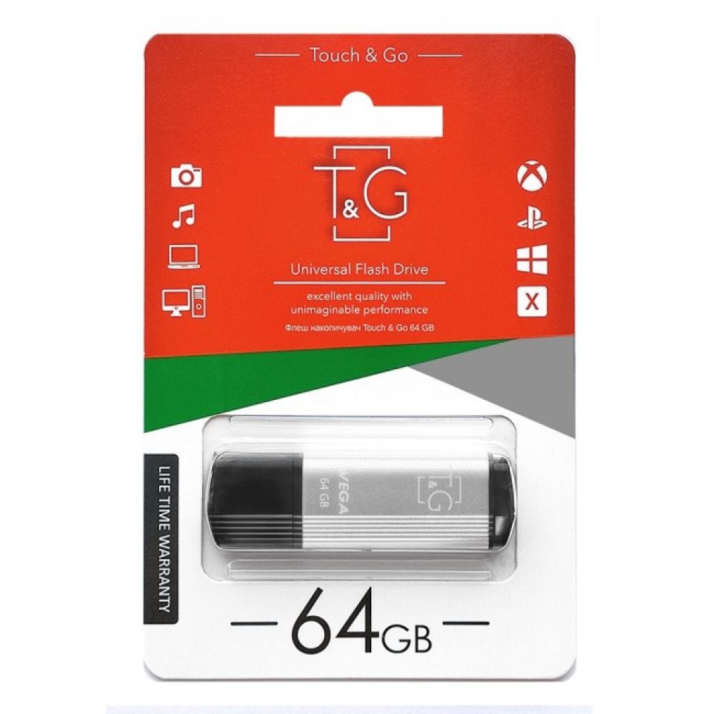 Купить USB FLASH DRIVE T&G 64GB VEGA 121_1