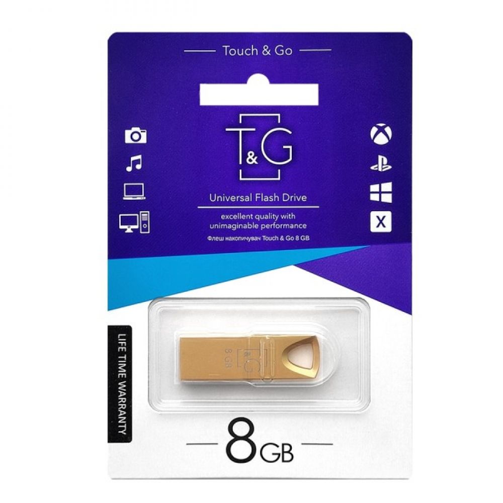 Купить USB FLASH DRIVE T&G 8GB METAL 117