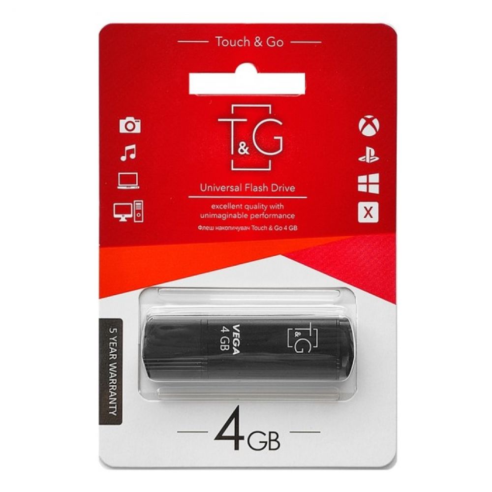 Купить USB FLASH DRIVE T&G 4GB VEGA 121_1
