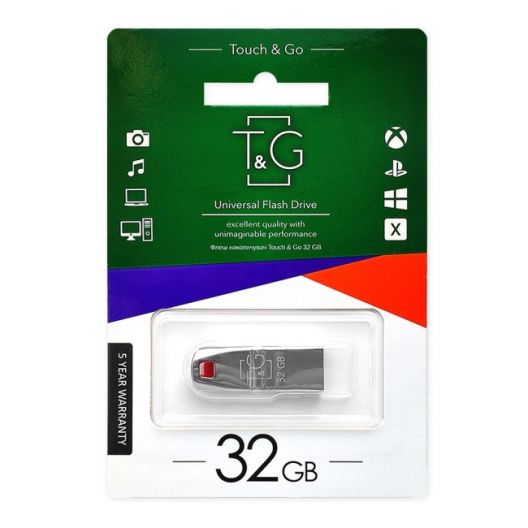Купить USB FLASH DRIVE T&G 32GB CHROME 115