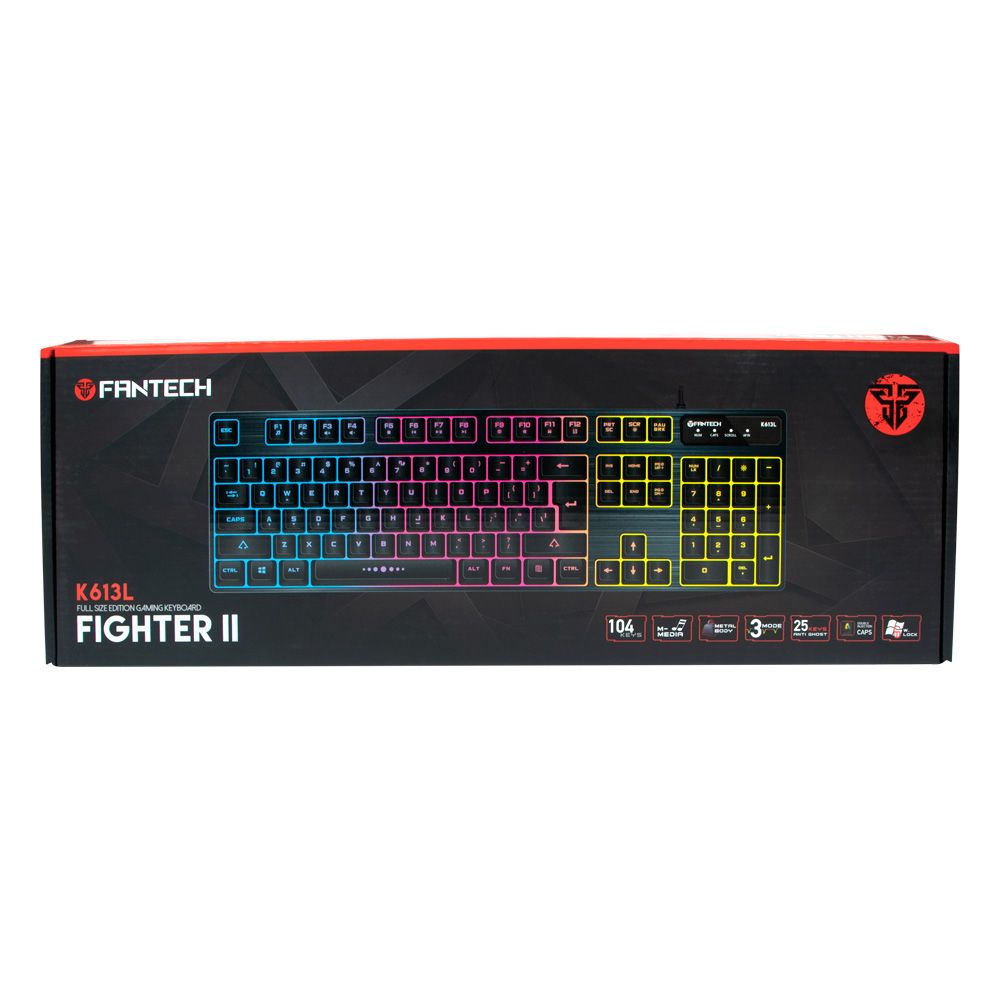 Купить КЛАВИАТУРА ИГРОВАЯ FANTECH FIGHTER II K613L