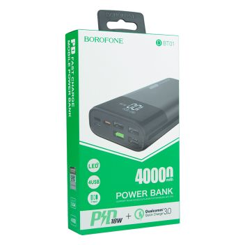 Купить POWER BANK BOROFONE DBT01 PD 40000 MAH